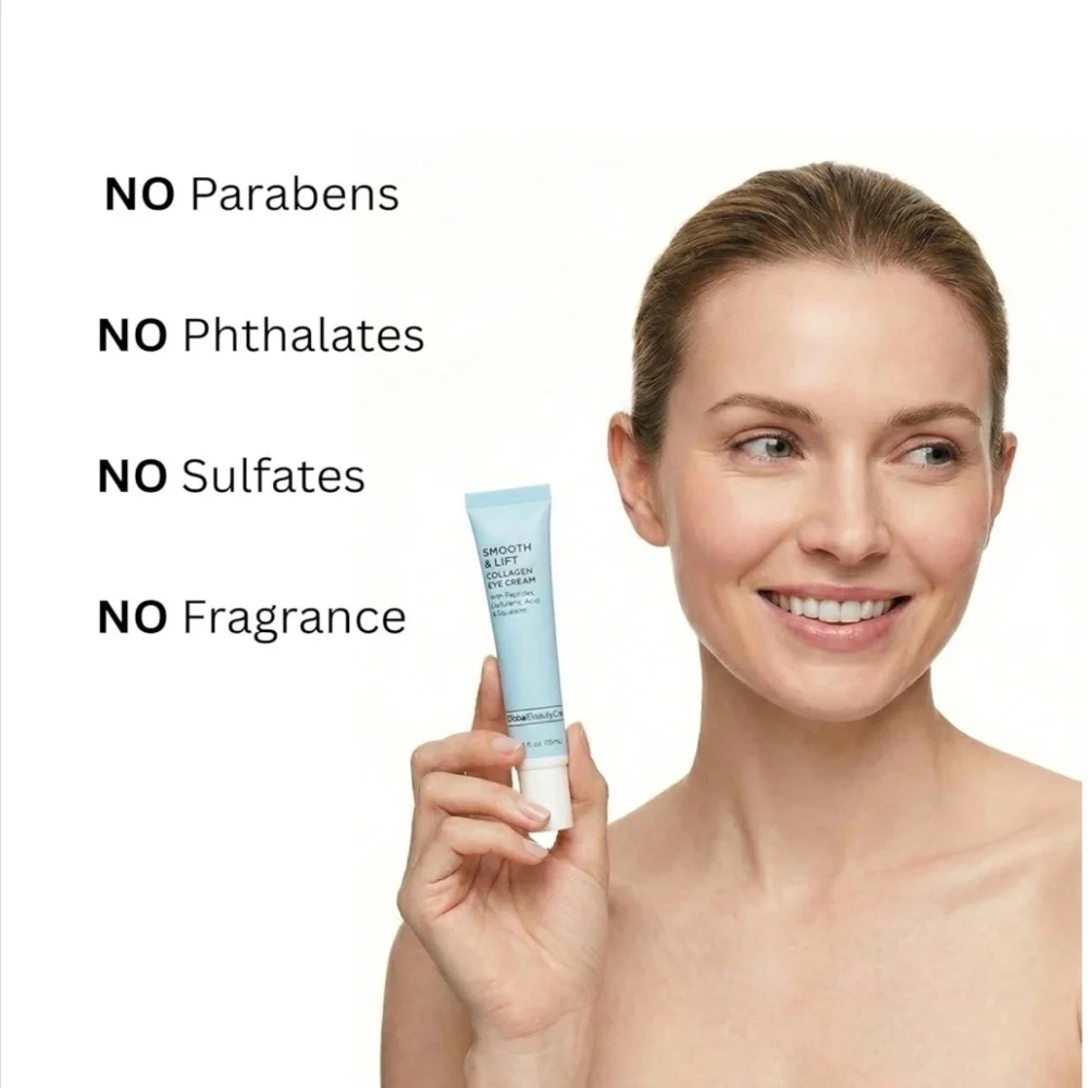 Global Beauty Care Smooth & Lift Collagen Eye Cream with Peptides 1 oz.